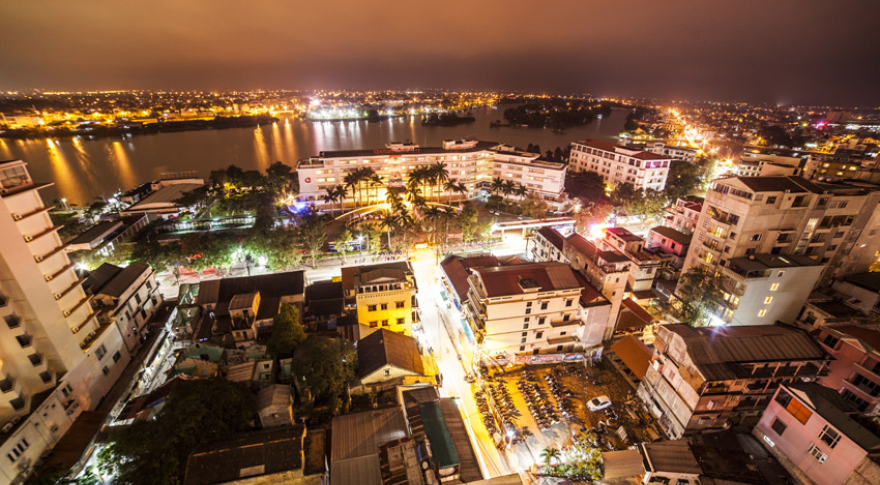 Amazing view from the rooftop bar